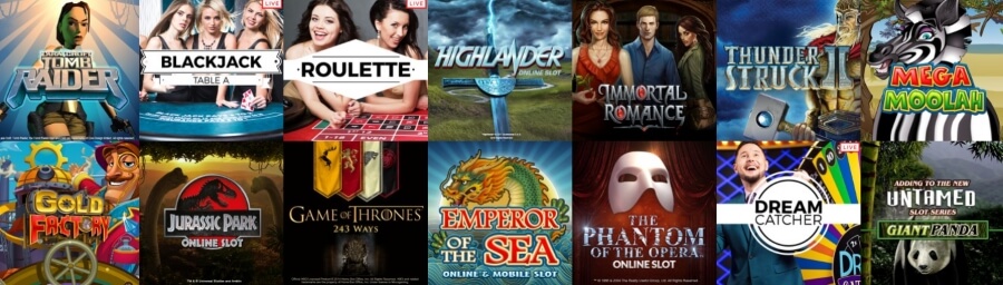 Roxy Palace Casino Games